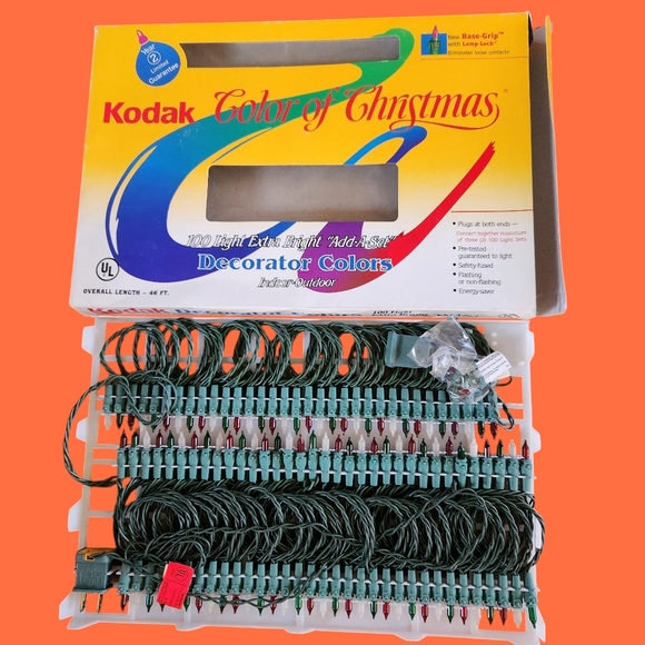 Kodak Colors of Christmas Holiday 3 Extra Bright 46" String Light Sets - Picture 6 of 8